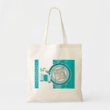 Bolsos de la invitación del nuevo nacimiento de la bolsa lienzo