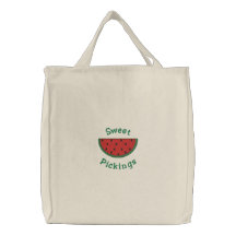 Bolsos de ultramarinos dulces de la sandía de las  bolsas