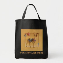 Bolsos de ultramarinos - reno o alces del carrusel bolsas