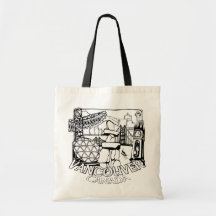Bolsos del arte de la señal de la bolsa de asas de