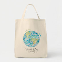 Bolsos del mercado de la joyería de TurtleBay Bolsa Lienzo