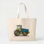 Bolsos/totes grandes azules del tractor bolsas de mano