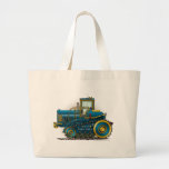 Bolsos/totes grandes azules del tractor del dormil bolsa de mano