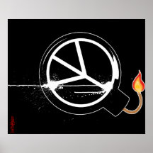 Bomba de la paz impresiones