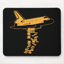 Bombardero Mousepad del transbordador espacial Tapete De Raton