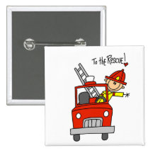 Bombero a las camisetas y a los regalos del rescat pin
