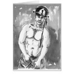 Bombero del héroe tarjeton