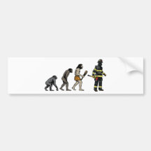 Bombero Etiqueta De Parachoque