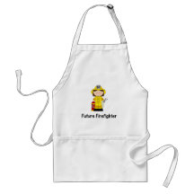 bombero futuro (chica) delantal