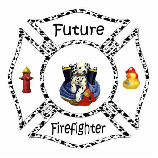 Bombero futuro Dalmation Escultura Fotografica