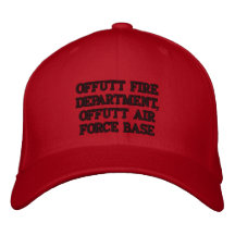 Bomberos de Offutt Gorra De Beisbol Bordada