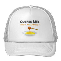 Boné Queres mel minha abelhinha