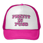 Bonito en texto punky del cráneo gorros  