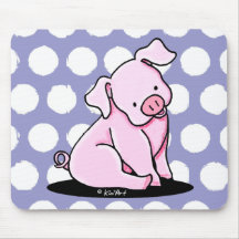 Bonito poco Piggie Alfombrilla De Raton