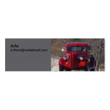 booger_red_truck, Arla, a.thom@rocketmail.com,… Tarjeta De Visita