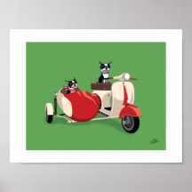 Boogie en Vespa (con Rosie) Posters