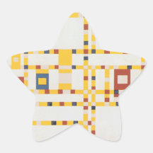 Boogie Woogie de Broadway Calcomanía Forma De Estrella Personalizadas