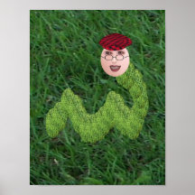 Bookman T. Worm Posters