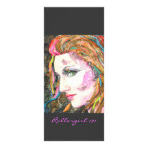 Bookmarker de PMACarlson Rollergirl 191 Tarjetas Publicitarias A Todo Color