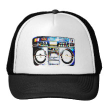 Boombox colorido gorras
