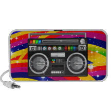 boombox retro del arenador del ghetto del equipo e portátil altavoz