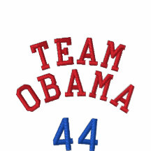 Bordado de la sudadera con capucha de Obama 44 del