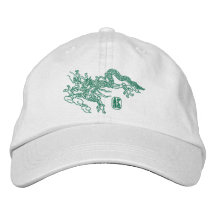 Bordado del dragón gorra bordada