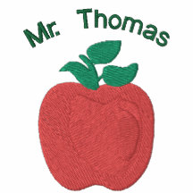 Bordado del personalizable de Apple red delicious  Camiseta Polo Bordada