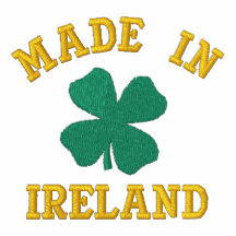 Bordado hecho en el polo de Irlanda