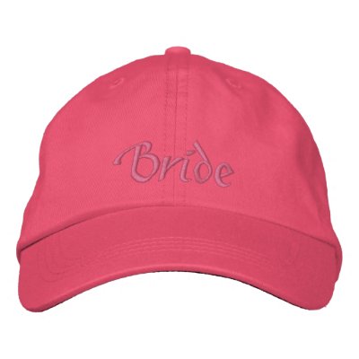 ` Bordado novia del casquillo Gorra De Beisbol ` Bordado novia del casquillo Gorra De Beisbol