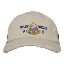 Bordado patriótico gorra de beisbol bordada