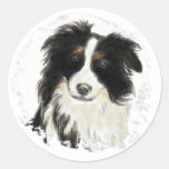 Border collie de encargo - colección del perro pegatinas  