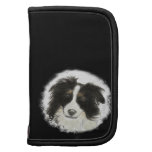 Border collie de la acuarela, mascota del perro planificadores