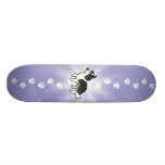 Border collie del dibujo animado patines personalizados