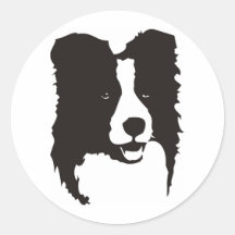 Border collie etiqueta
