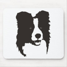 Border collie tapete de ratón