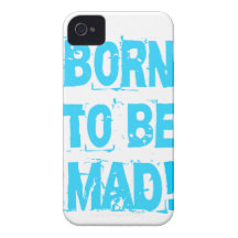 Born to mad! v2 iPhone 4 cárcasas