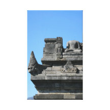 Borobudur envolvió la lona impresión en lona estirada
