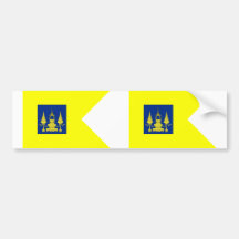 Boromrajawong Yai bandera de Tailandia, Tailandia Pegatina De Parachoque