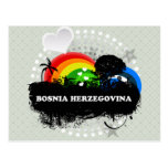 Bosnia y Hercegovina con sabor a fruta linda Tarjeta Postal