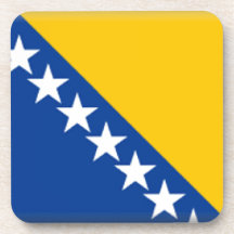 Bosnia y Herzegovina señala por medio de una bande Posavasos De Bebidas