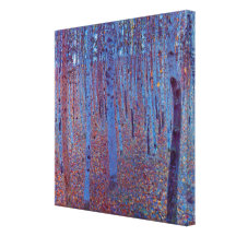 Bosque de la haya de Gustavo Klimt Impresiones En Lona