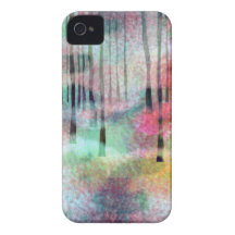 Bosque de los árboles iPhone 4 protector