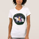 Bosque del Faery y del unicornio de la reina Camiseta