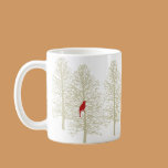 Bosque del invierno tazas