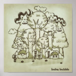 Bosque encantador poster
