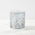Bosque nevado tazas de café