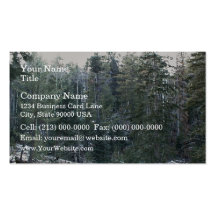 Bosque spruce mezclado enorme tarjetas de visita