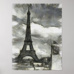 Bosquejo de Bonjour París Posters