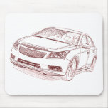 Bosquejo de Chevy Cruze 2009 Alfombrilla De Ratón